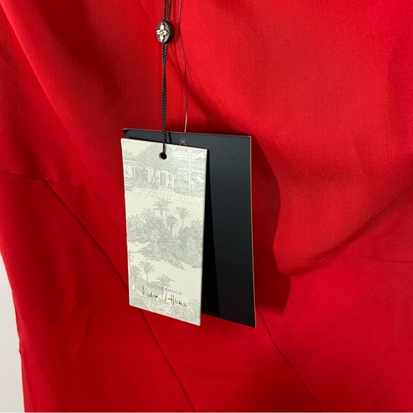 Tuckernuck Vibrant Red One Shoulder Dress - Picture 4 of 9